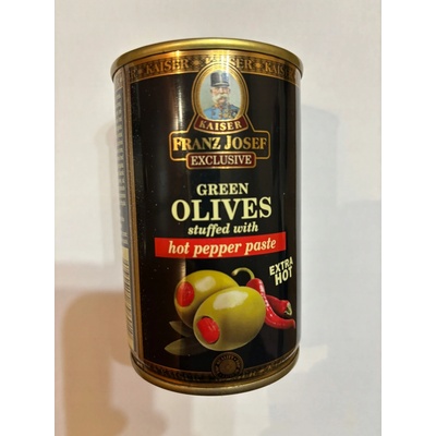 Franz Josef Kaiser Olivy zelené plnené pálivou paprikovou pastou 300 g