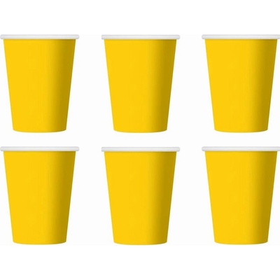 Godan Papierové poháre žlté