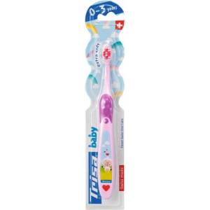 Trisa Baby Детска четка за зъби за деца от 0 до 3 години Extra Soft