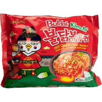 Samyang Buldak Kimchi Pálivý Kuřecí Ramen instantní nudle 140g