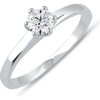 Lillian Vassago IGI Zásnubní diamantový prsten z bílého zlata LLV59 DR059W