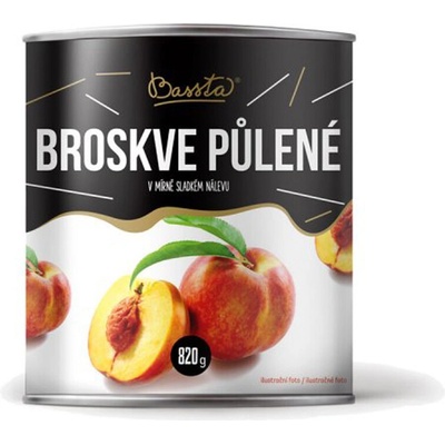 Bassta Broskve půlené 820 g