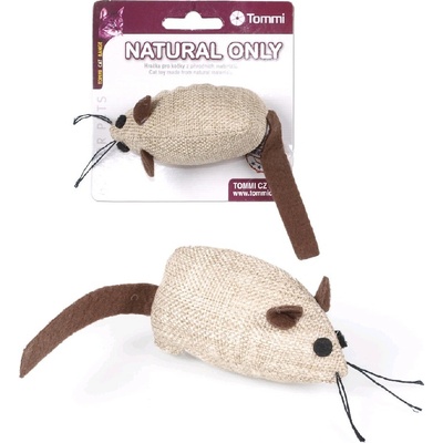 Natural Only - myška hnědá s hnědým ocáskem, 8cm