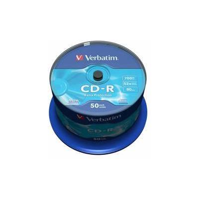 Verbatim CD-R, 700 MB, 52x, със защитно покритие, 50 броя в шпиндел, office1_2065100070