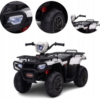 Baby Mix Elektrické autíčko Quad white Biela