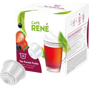 Café René | Чай от горски плодове - 16 капсули за Dolce Gusto