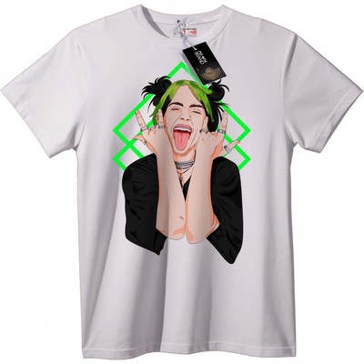 NOONEBRAND Тениска Рок Звезда Неон - 2XL, White