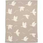 Mamas & Papas Плетено одеяло Mamas & Papas Welcome To The World Duckling - Mocha, 70 х 90 cm (7883OE500) - baby