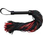 Rouge Leather Flogger (Burgundy with Black Accessories Ananconda)