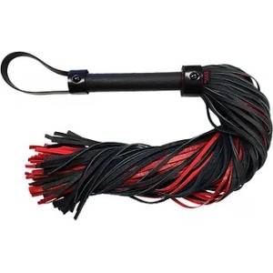 Rouge Leather Flogger (Burgundy with Black Accessories Ananconda)