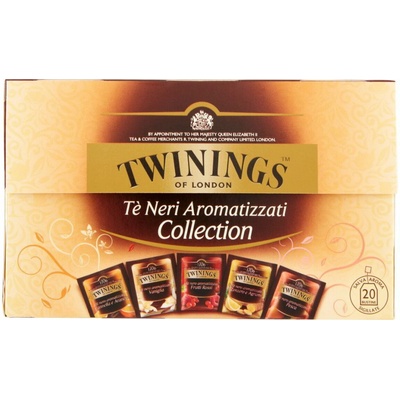 Twinings Kolekcia čiernych aromatizovaných čajov 20 vrecúšok