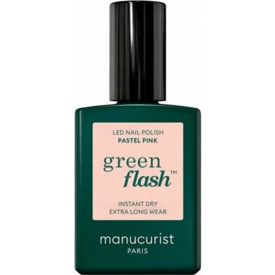 Catrice MANUCURIST_Green Flash LED gelový lak na nehty pastelově růžový 15ml