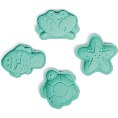Bigjigs Toys Silikonové formičky zelené Eggshell – Zboží Dáma