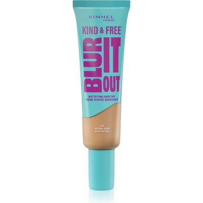 Makeup Rimmel London Kind & Free Blur It Out Mattifying Skin Tint 400 Natural Beige 30 ml