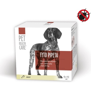 Pet Health Care Fytopipeta pes od 20 kg 6 x 10 ml