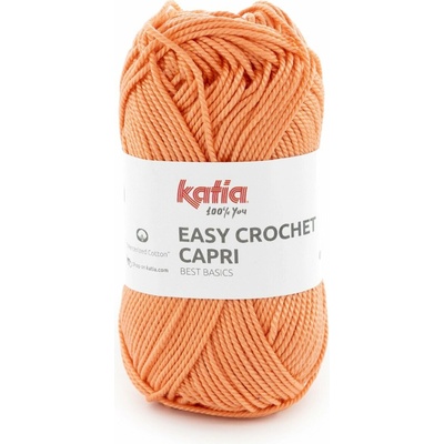 EASY CROCHET CAPRI Katia Farby EASY CROCHET CAPRI: 119 mandarinková