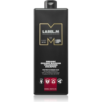 label.m Organic Orange Blossom Volumising Shampoo натурален шампоан за обем 1000ml