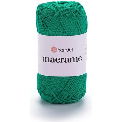 Yarn Art příze Macrame M168 smaragdově zelená