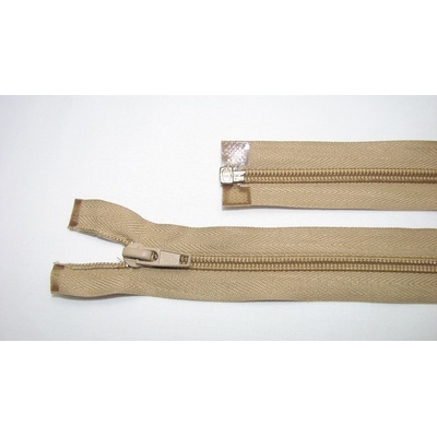 Zips špirála deliteľný 5mm - dĺžka 75cm,béžová
