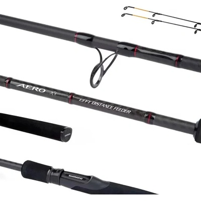 Shimano Prut Aero X1A Distance Feeder 3,9m 100g 3 díly