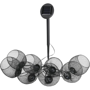 EGLO Соларна светеща верига Eglo - Z_SOLAR, 8x0.06W, 2200K, 3 м, черна (48964)