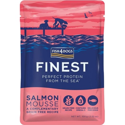 Fish4Dogs Finest Salmon Mousse 100 g