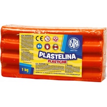 Astra Plastelína 1kg Červená