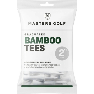 Masters Golf Bamboo Graduated 51 mm biela 20 ks