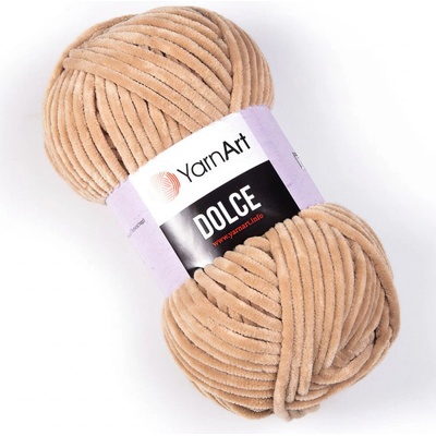 Pletací příze YarnArt DOLCE 747 béžová, efektní, 100g/120m