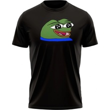 MemeMerch tričko Peepohappy black
