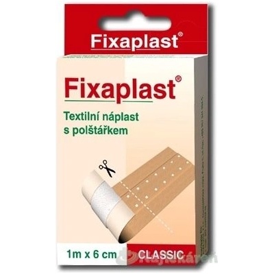 Fixaplast CLASSIC náplasť 1 m x 8 cm textilná
