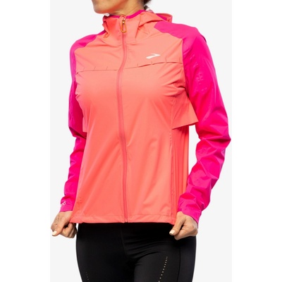 Brooks High Point Waterproof Jacket hyper pink fuchsia