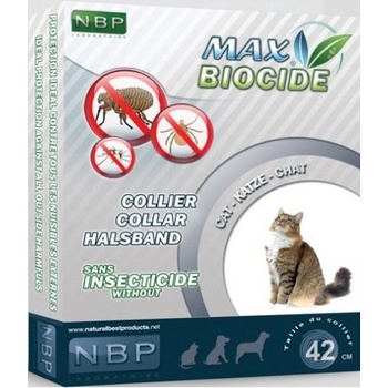 MAX Biocide Antiparazitný obojok pre mačky 42 cm