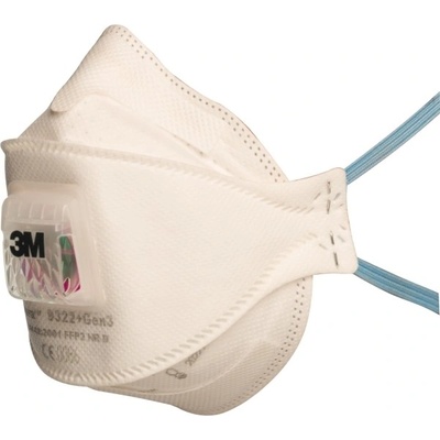 3M 9322+GEN3 FFP2 respirátor s ventilom Biela