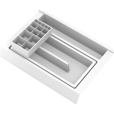 GOLLINUCCI Kúpeľňový organizér s príslušenstvom 350mm 241x322x85mm biela 10900302