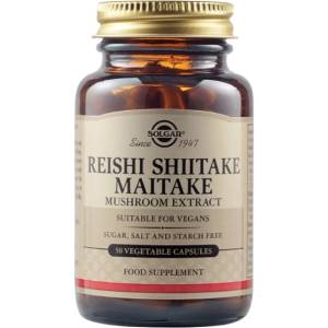 Solgar Reishi Shiitake Maitake Mushroom Extract [50 капсули]