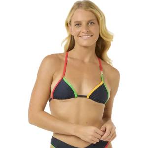 Rip Curl Pequenino VV Triangle bikini top - Black (Dark Denim)
