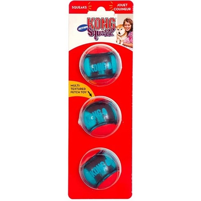 KONG Squeezz Action Ball червена S