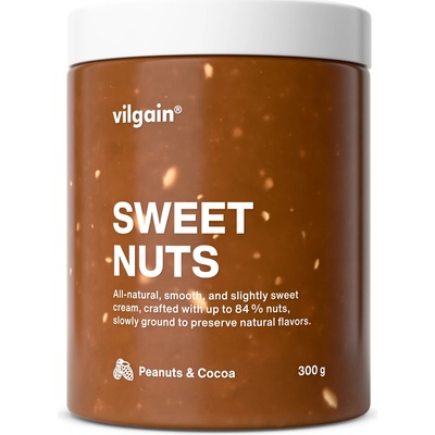 Vilgain Sweet Nuts Arašidy s kakaom 300 g
