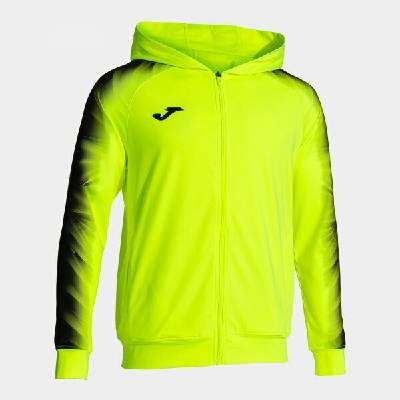 Joma Elite XI Zip-up Hoodie fluo žltá čierna