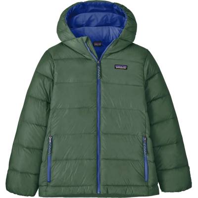 Patagonia Детско пухено яке Patagonia Kid's Hi-Loft Down Sweater Hoody Down jacket - Canopy Green (703-3617-1212)