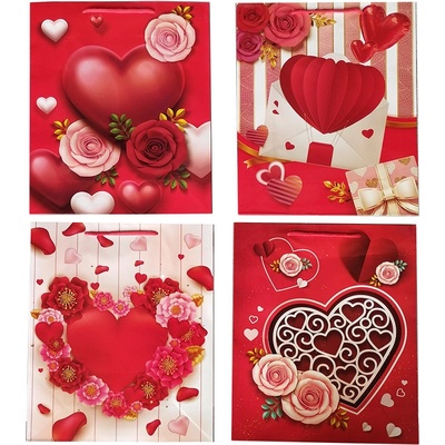 Darčeková taška Hearts 26x32x10cm