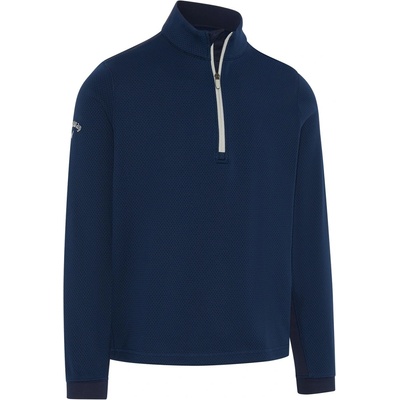 Callaway Hexagon Fleece hřejivá s hexagonovým vzorem Peacoat