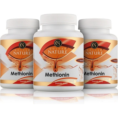 Golden Nature 2+1 Methionin+Vitamin B6 300 kapslí