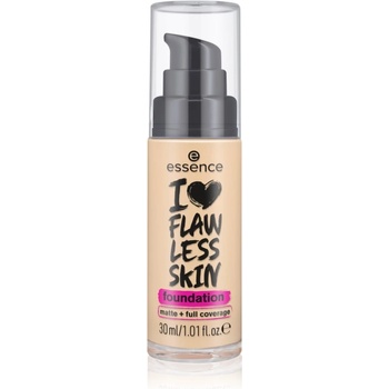 Image 1 of essence I LOVE FLAWLESS SKIN фон дьо тен с матиращ ефект цвят 30 - Dark Porcelain 30ml