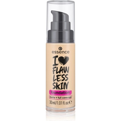 essence I LOVE FLAWLESS SKIN фон дьо тен с матиращ ефект цвят 30 - Dark Porcelain 30ml