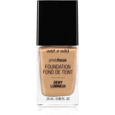 Wet n Wild PhotoFocus лек хидратиращ фон дьо тен за озаряване на лицето цвят Golden Beige 28ml