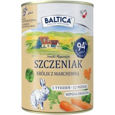 Baltica Smaki regionów Puppy Mono Rabbit with carrot 400 g