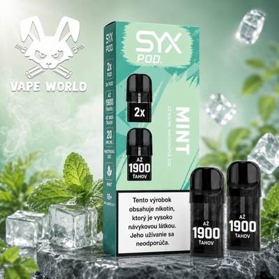 SYX Bar Mint 20 mg POD 2ks
