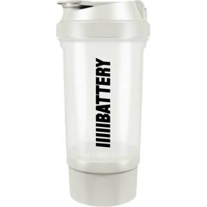 Battery Shaker Plus [550 мл] Бял